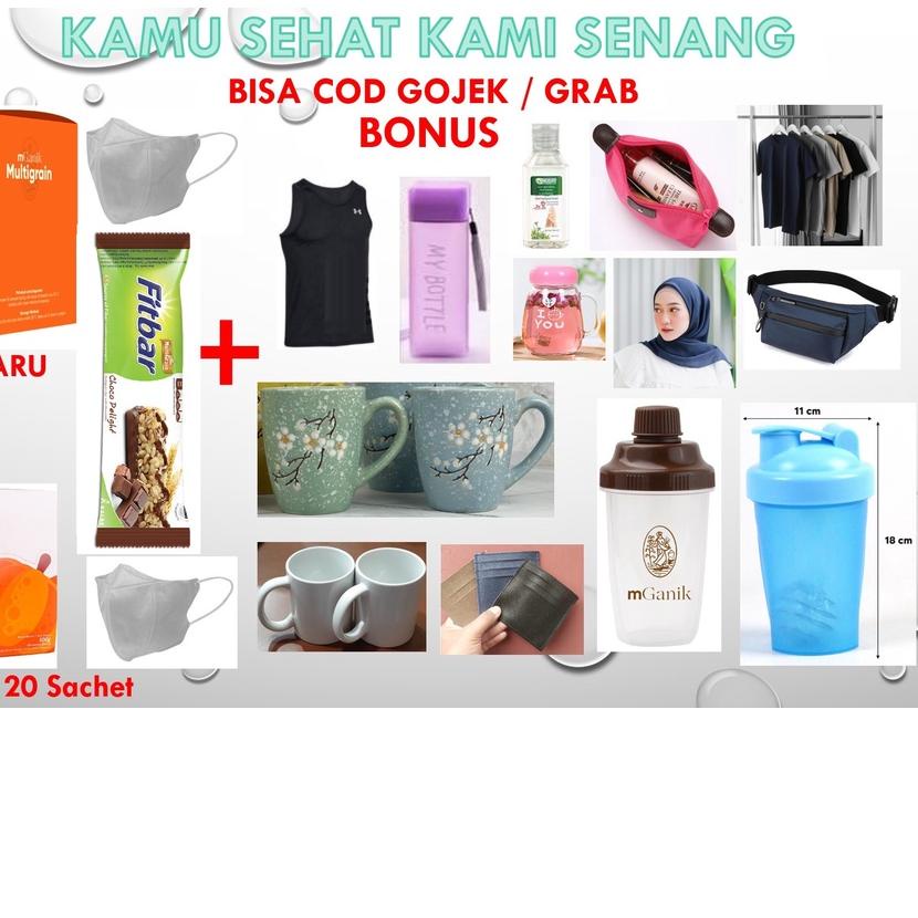 

✫ MGANIK MULTIGRAIN 20 Sachet Pilih Bonus Cantik ℗