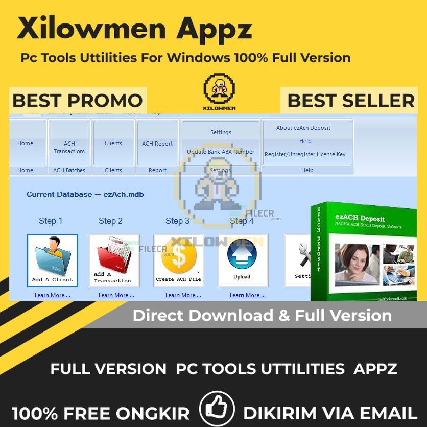 [Full Version] ezAch Deposit Pro PC Tools Software Utilities Lifetime Win OS