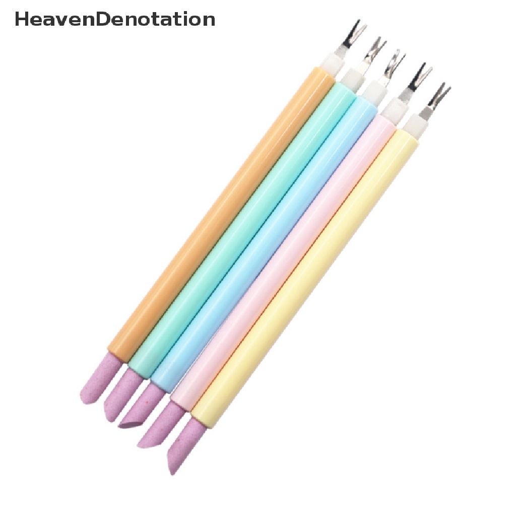 [HeavenDenotation] Nail Cuticle Trimmer Pusher Skin Remover Cutter Manicure Pedicure Perawatan Nail Art HDV