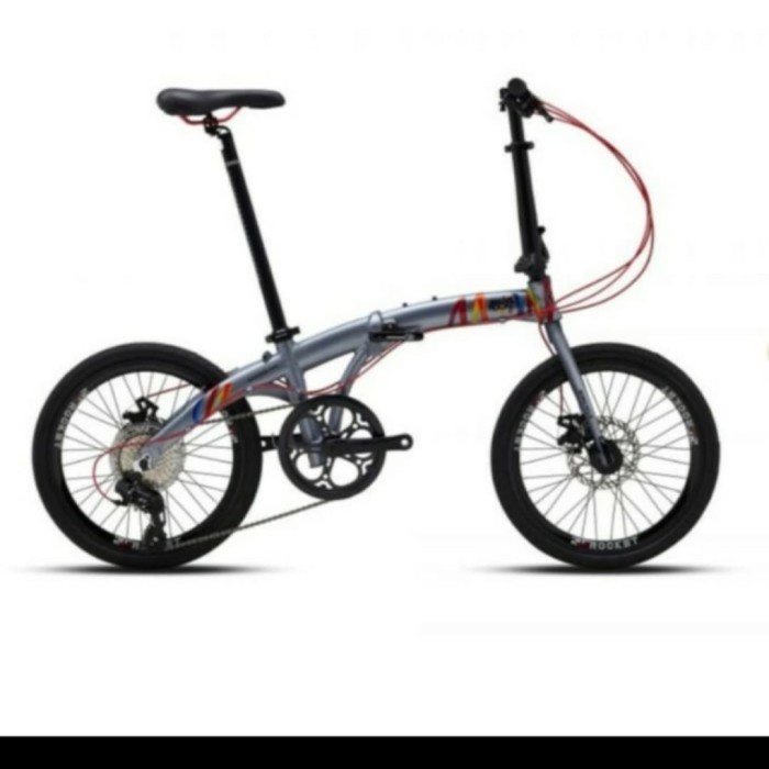 Khusus Luar Kota Sepeda Lipat Wim Cycle Pocket Rocket New 8 Speed #Original