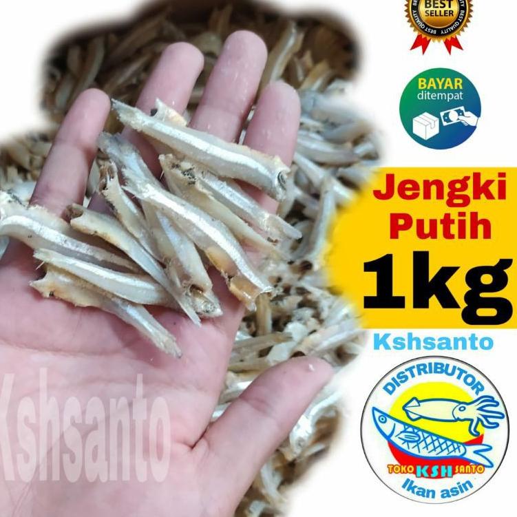 

♟ ikan asin teri jengki putih murah-1kg ✼