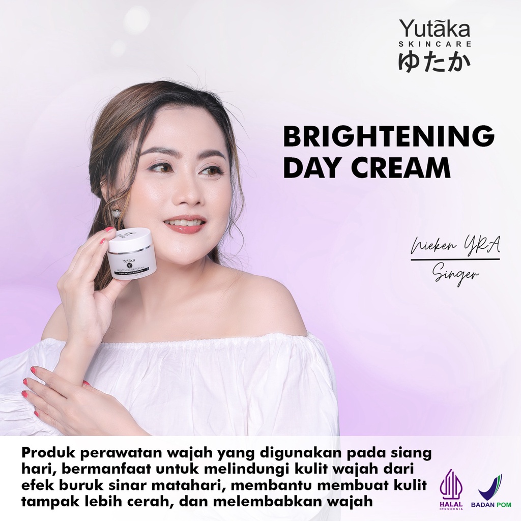 DAY CREAM ORIGINAL 100% YUTAKA/CREAM SIANG YUTAKA/ BRIGHTENING DAY CREAM