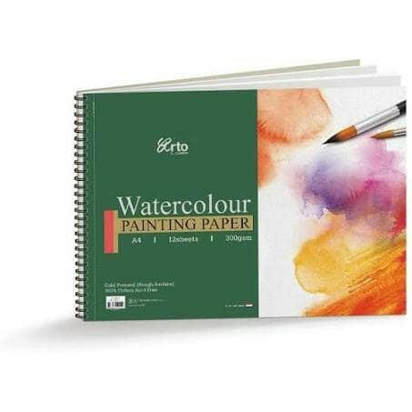 

Arto Watercolour Paper A4 Wire O -300gsm- Cotton