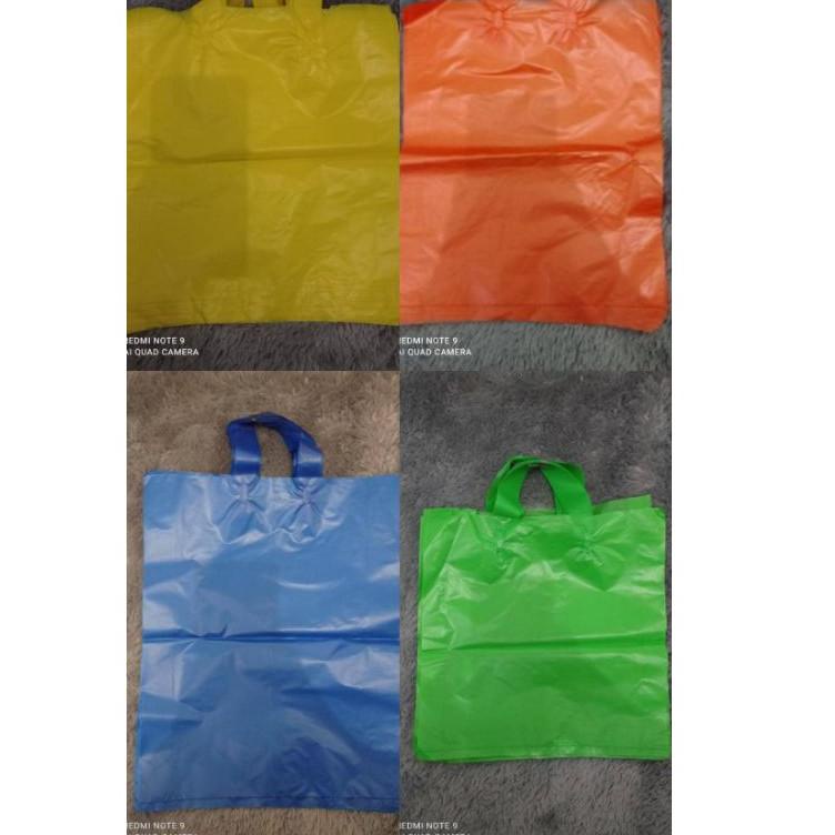 

M90 Shoping Bag Kresek Warna Kresek Paking packing bungkus kado hadiah olshop polos TREND TERKINI ゞ