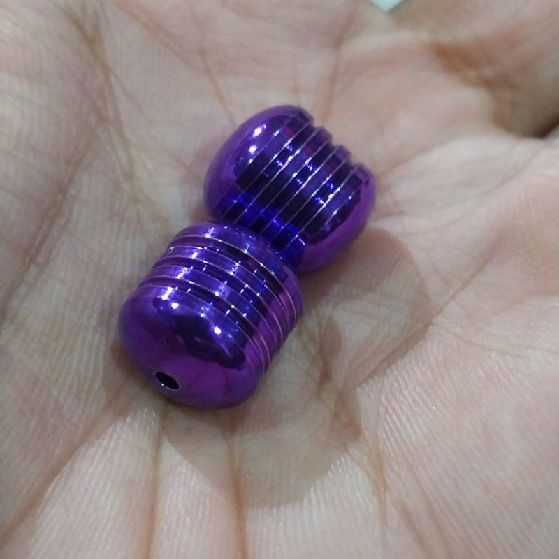 REP TAMIYA MASS DAMPER SET HEAVY/ PEMBERAT GALON BESAR UNGU