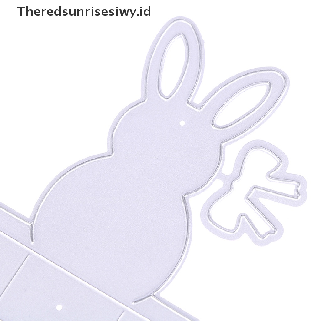 # Baju Lebaran # Easter Bunny Box Cutg Dies DIY Kelinci Metal Craft Emboss Die Cuts~