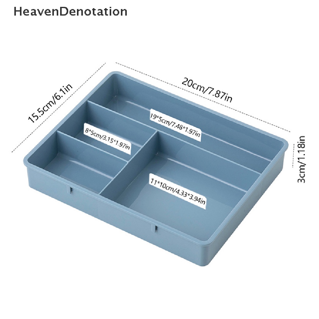 [HeavenDenotation] Meja Laci Organizer Stackable Multi cell Desktop Storage Divider Container HDV