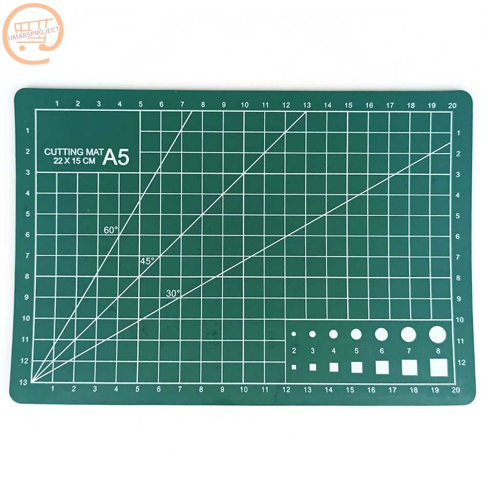 

HUAN MEI Work Cutting Mat Pad A5 15 x 22cm GKSA4 Alas Pemotong Penggaris