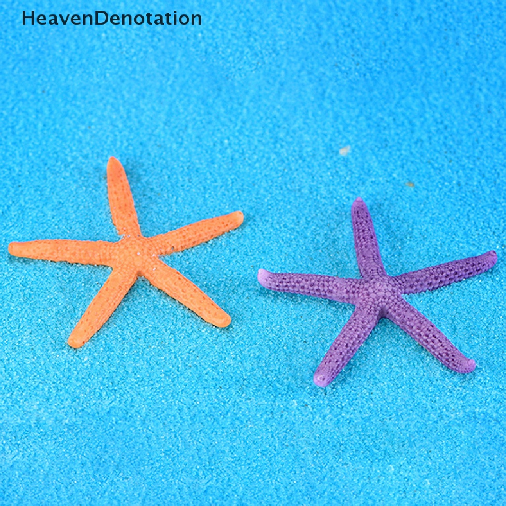 [HeavenDenotation] Mini Warna-Warni Bintang Laut Berujung Lima Bintang Laut Resin Ikan Bintang Laut Lansekap Ornamen Kerajinan Figure Diy Ornamen Miniatur Dekorasi HDV