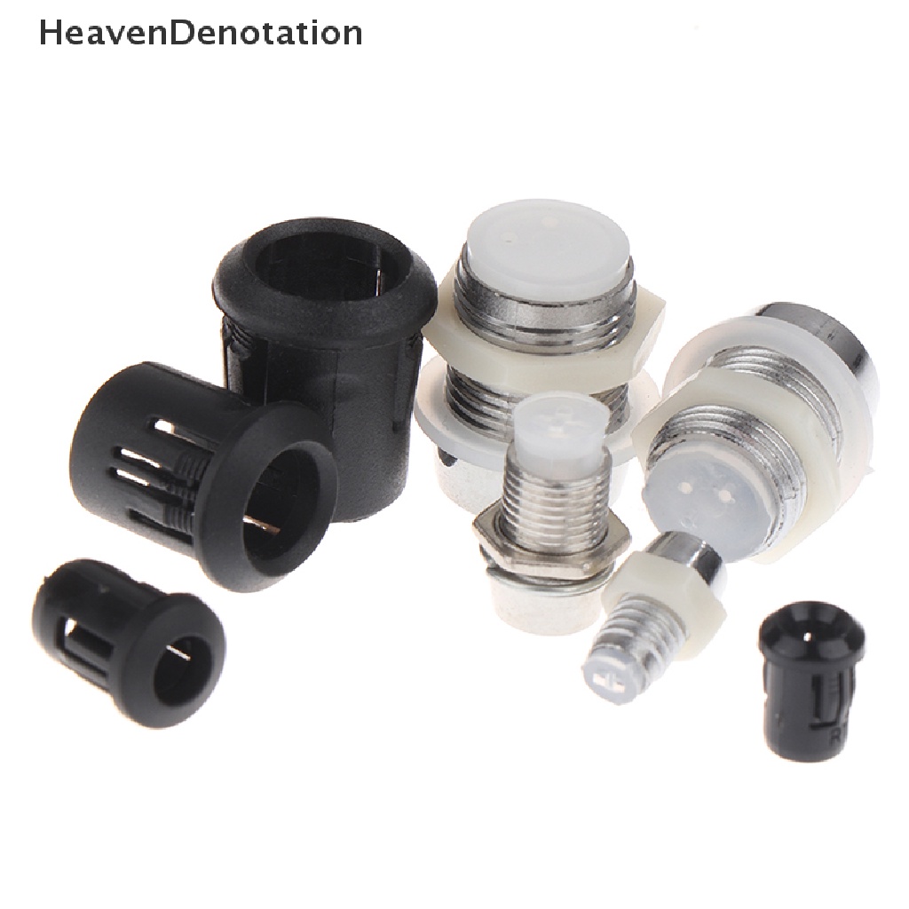 [HeavenDenotation] 20pcs 3mm 5mm 8mm 10mm LED Holder Socket Light Emitg Diode Lamp Base Cover HDV