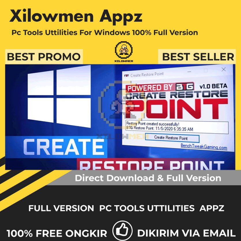 [Full Version] Create Restore Point Pro PC Tools Software Utilities Lifetime Win OS