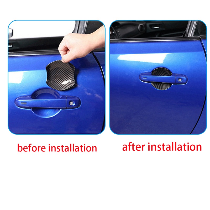 1pasang Luar Gagang Pintu Side Bowl Cover Trim Untuk Toyota GT86 Subaru BRZ 2012-2020 Mobil Styling Cup Bowl Stiker