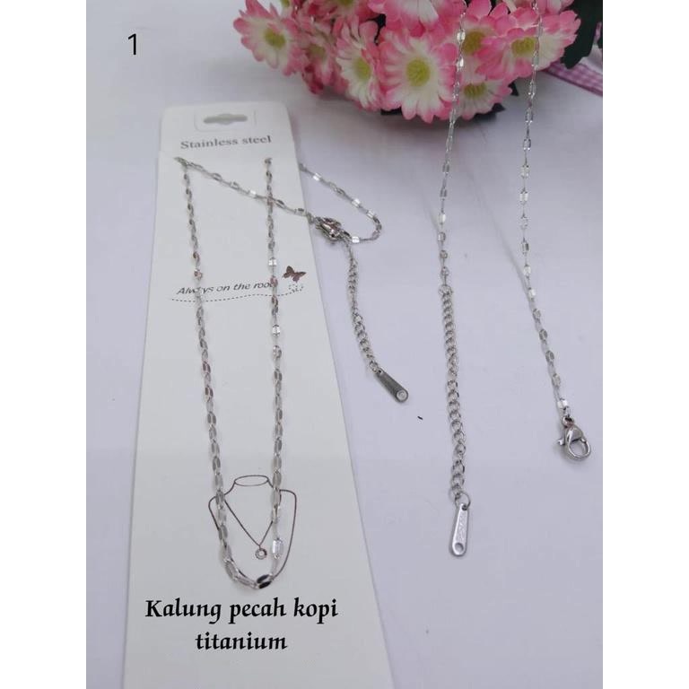KALUNG TITANIUM PECAH KOPI 45CM