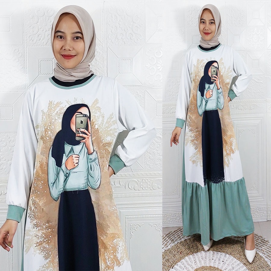 GAMIS MAXY TIARA AMIRA WANITA CANTIK TERBARU GL FASHION