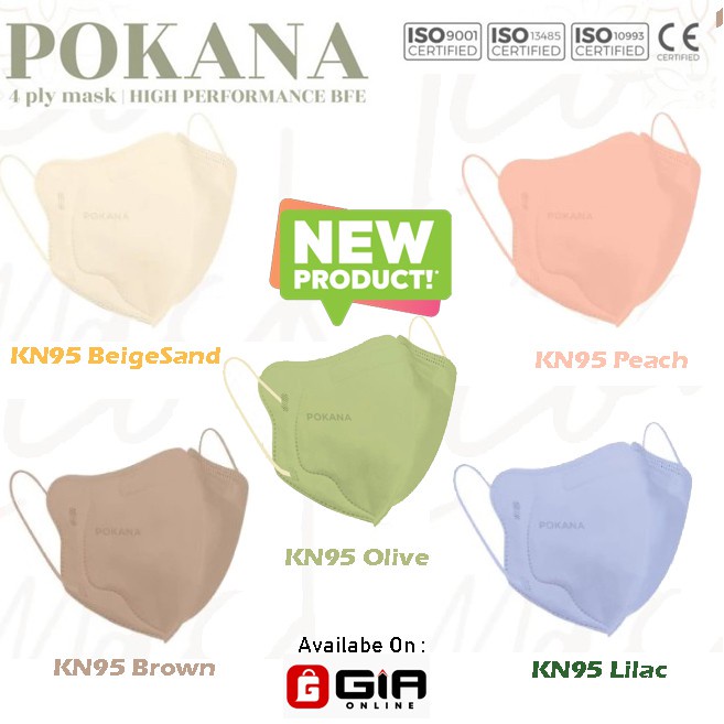 Masker  Pokana Ladies dan Gentle mask Icon dan Pokana edisi lebaran