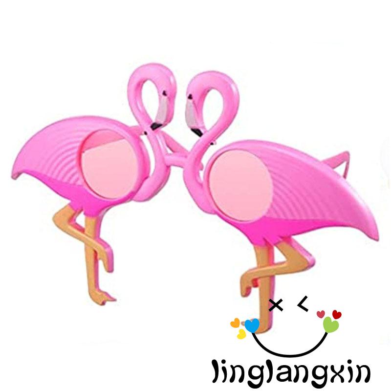 Llx-hawaiian Pesta Kacamata Hitam Tropis Lucu Fancy Dress Props Untuk Dewasa Anak