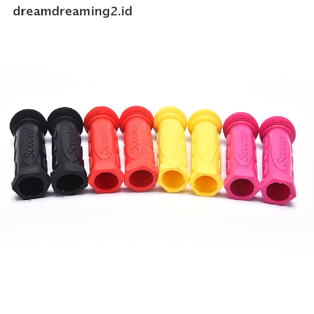 (dream) 1pasang Grip Stang Skuter Skateboard Karet Pegangan Sepeda Sepeda Anak.