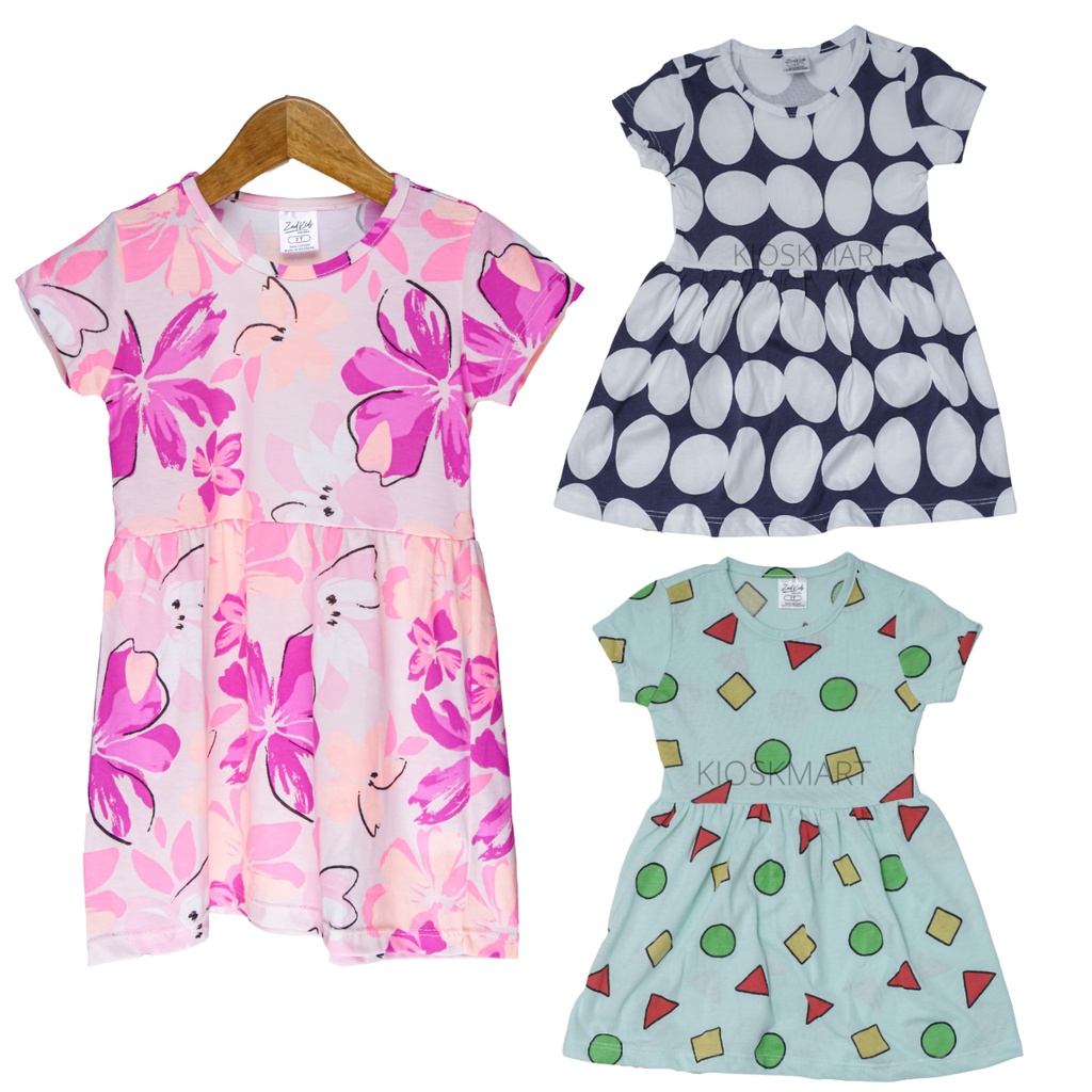 Dress Anak Perempuan 1-8 Tahun Zad Kids | Pakaian Anak Perempuan| Baju Anak Perempuan | Daster Bayi 