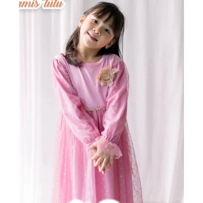 LAMIRA GAMIS TUTU FLOWKIDS PREMIUM / GAMIS TUTU LAMIIRA FLOWER KIDS SIZE 2-10 T nabLfashion