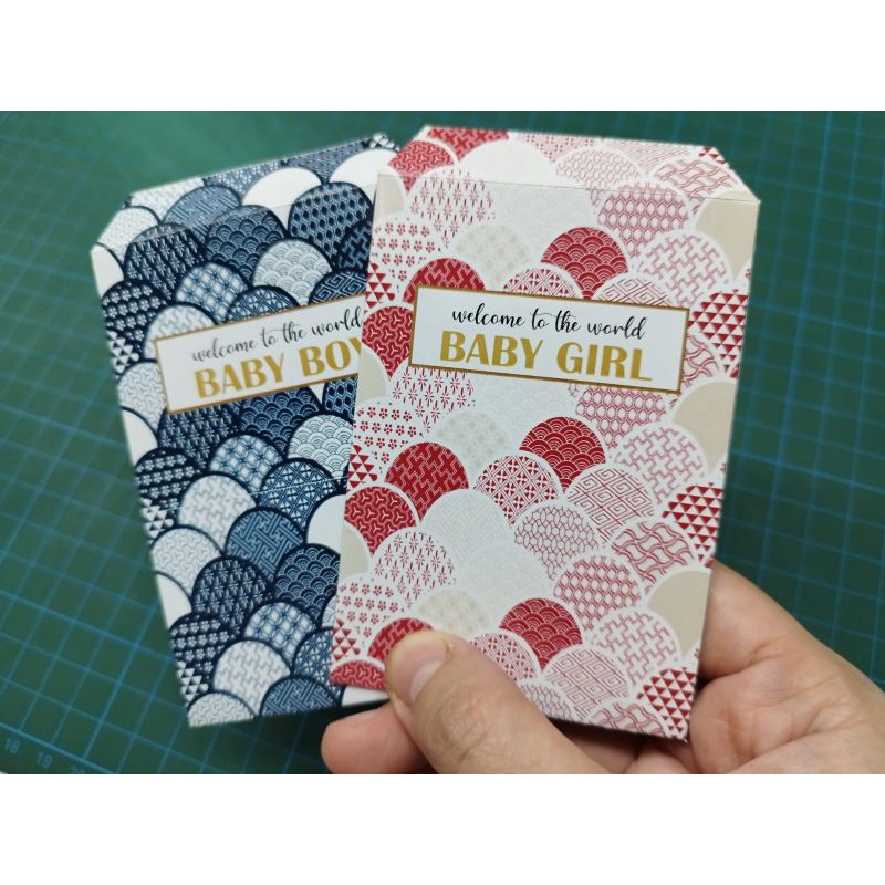 

amplop angpao atau emas welcome to the world baby 6 pcs mix 2 motif