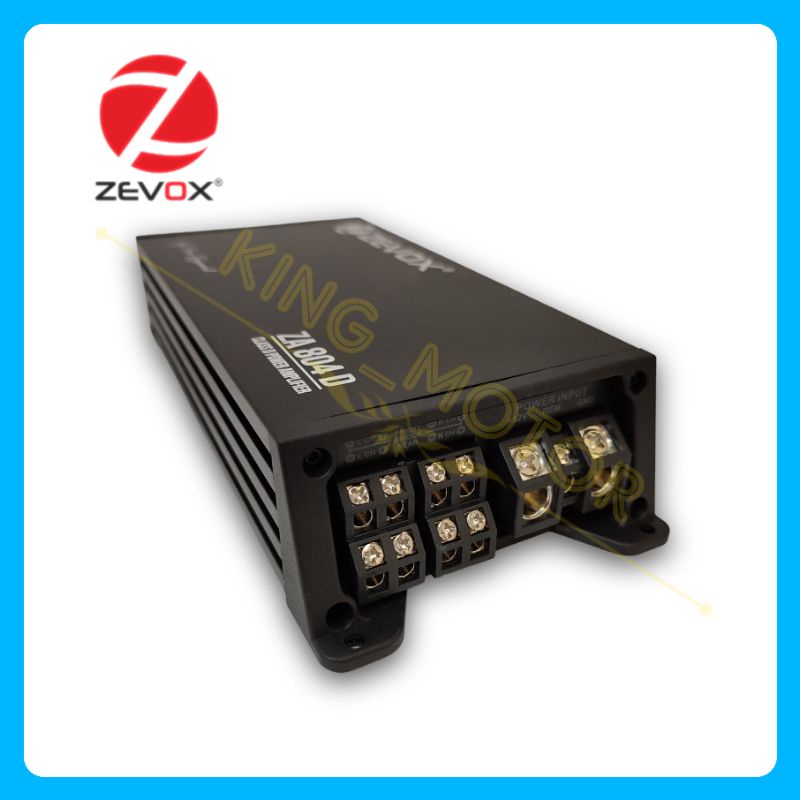 Power Amp 4Ch Zevox ZA 804 D / ZA 804D (by Vox Research)