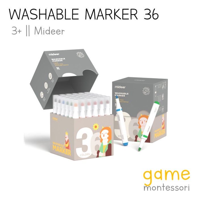 

Terlaris Mideer Washable Marker
