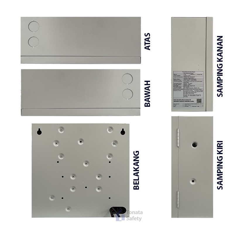 Fire Alarm Control Panel 5 Zone Tonata / MCFA Conventional