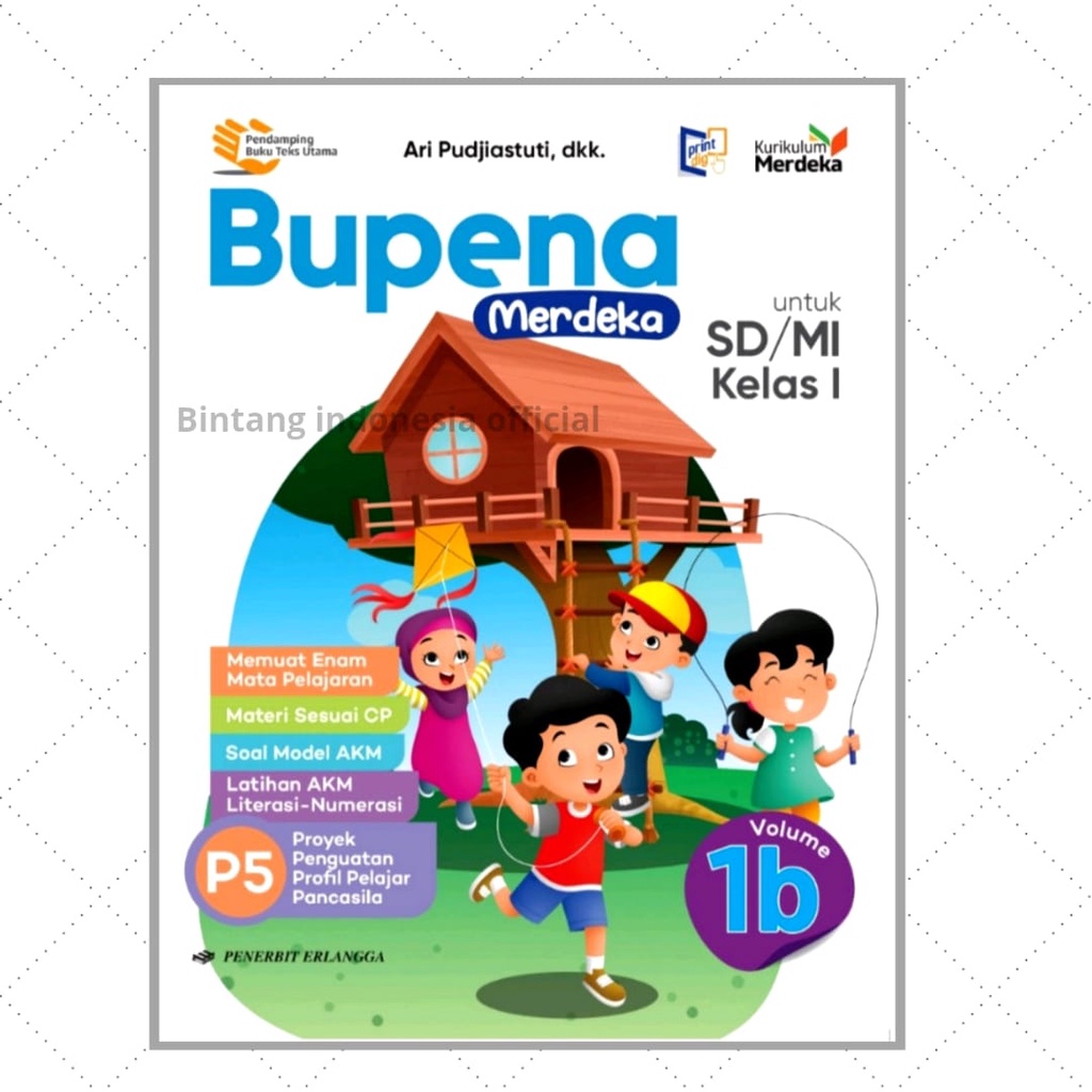 Buku Pelajaran BUPENA 1A,1B &amp; 4A,4B Kurikulum Merdeka