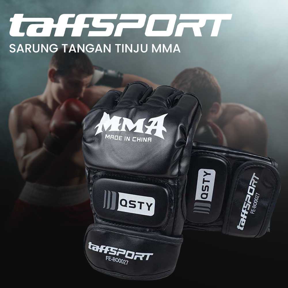 Sarung Tangan Tinju MMA UFC Muay Thai Boxing BelaDiri Laki Laki Dan Cewek Leather Glove TaffSPORT