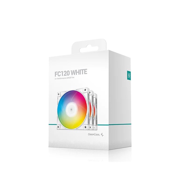 Hardware PC DeepCool FC120 WHITE ARGB (3 FAN CASE)