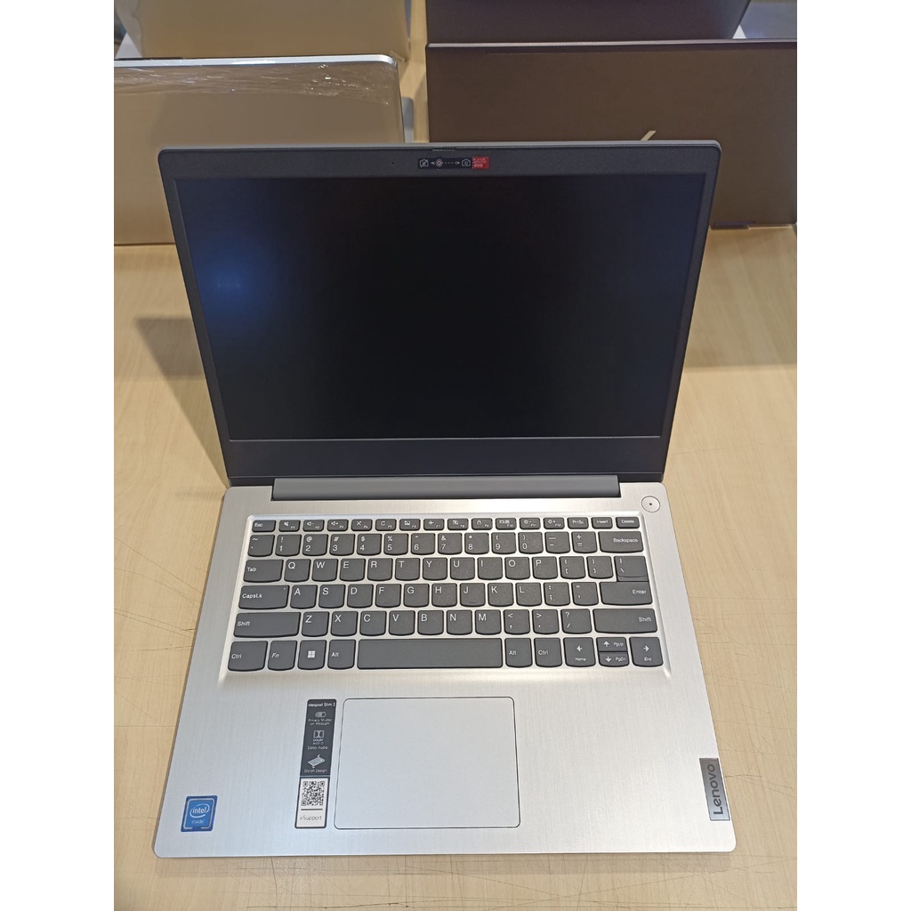 Laptop Slim Murah Lenovo Ideapad 3 Intel N4020 4GB 512GB SSD HD WINDOWS 11 ORIGINAL RESMI FREE OFFICE TERLARIS