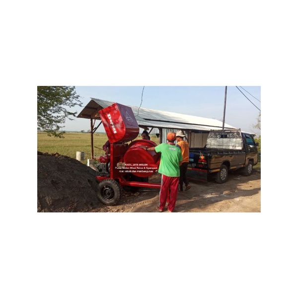 MESIN MOLEN COR BETON STIR SAMPING 500 LITER - MOLEN COR BETON KUALITAS TERBAIK