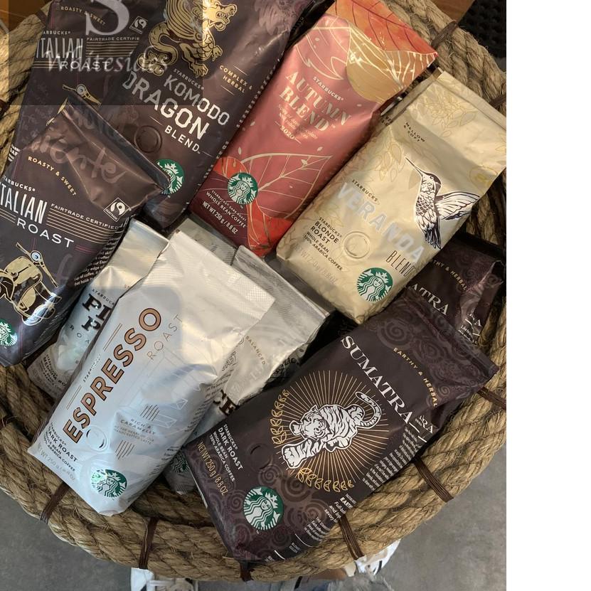 

♫ Whole Bean Dark Roast 250gr Starbucks Coffee Grind Papua New Guinea Veranda Colombia Siren Pike Place House Blend Indonesia Aceh Breakfast Kenya Guatemala Espresso Italian Sumatra Komodo Dragon Verona Kopi Biji Arabica Robusta Black Flavoured ♟