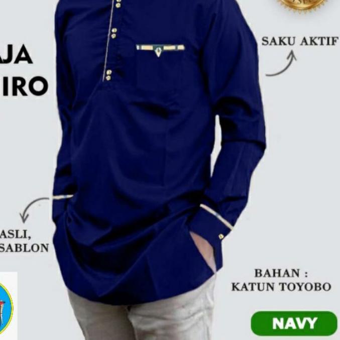✳ TJ BAJU ATASAN MUSLIM KOKO QURTA RAJA TOJIRO ◊