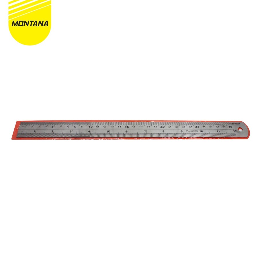 Stainless Steel Ruler / Penggaris Besi Montana 30 cm