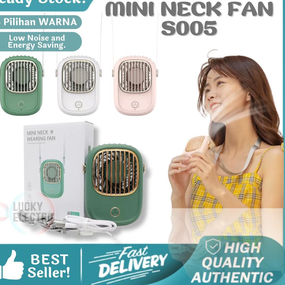 ♖ Kipas Kalung Kipas Leher Portable Premium Mini Sport Neck Fan ▼