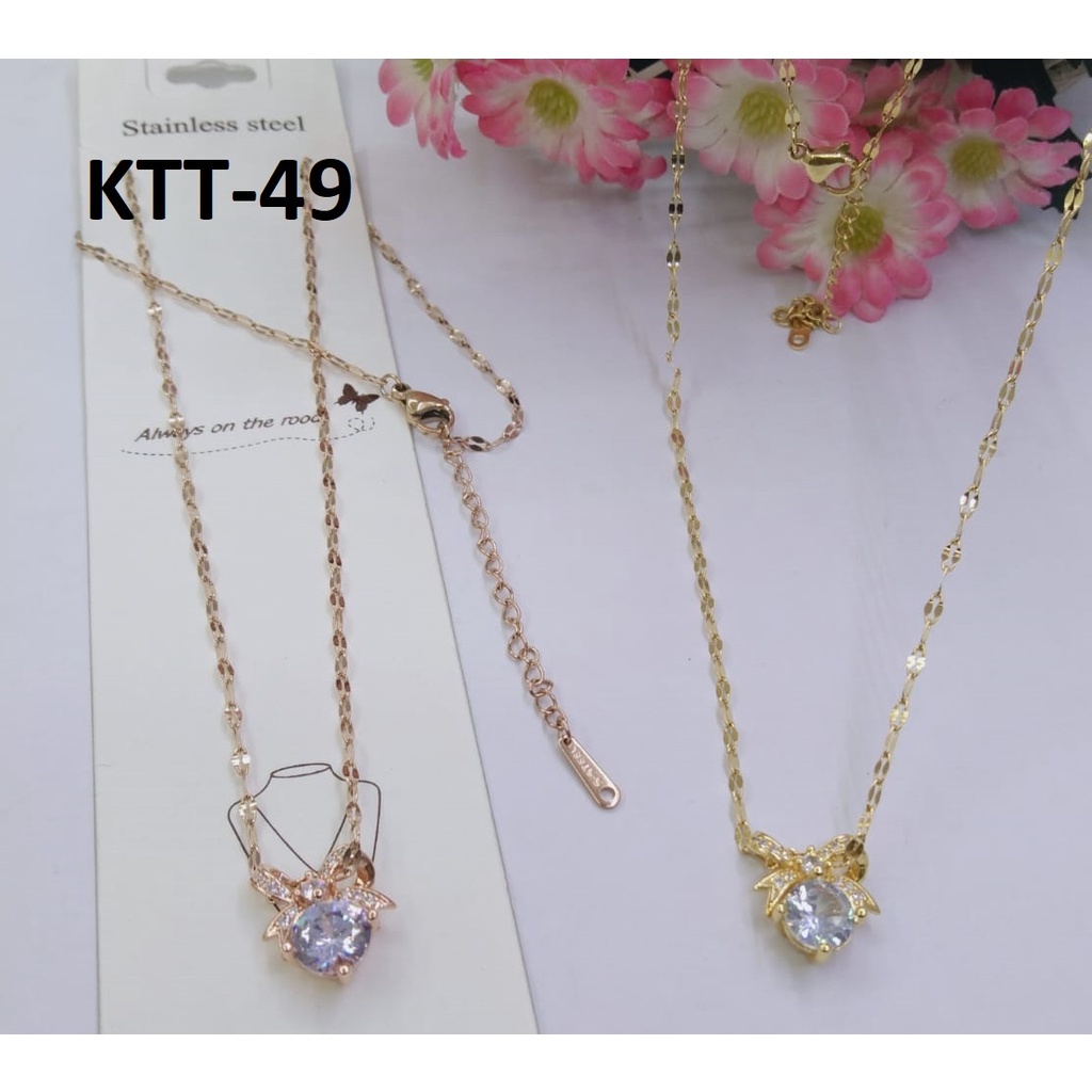 KALUNG TITANIUM EMAS GOLD PITA DIAM TERMURAH / DUNIA GELANG TERBARU