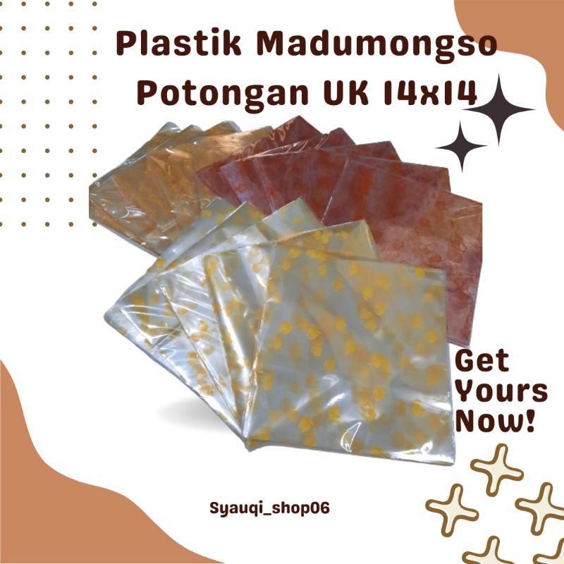 Plastik Transparant Plastik Madumongso Potongan