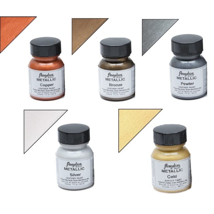 

Angelus - Acrylic Leather Paints Metallic Colours 29.5Ml