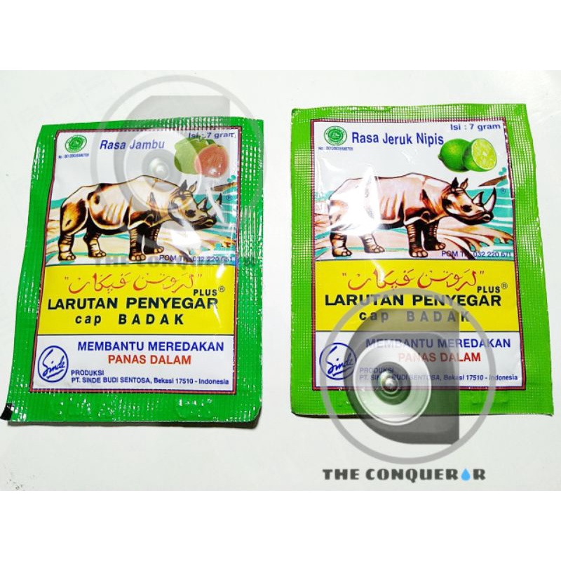 Larutan Penyegar Cap Badak Serbuk Bubuk Jeruk Nipis Jambu Sachet