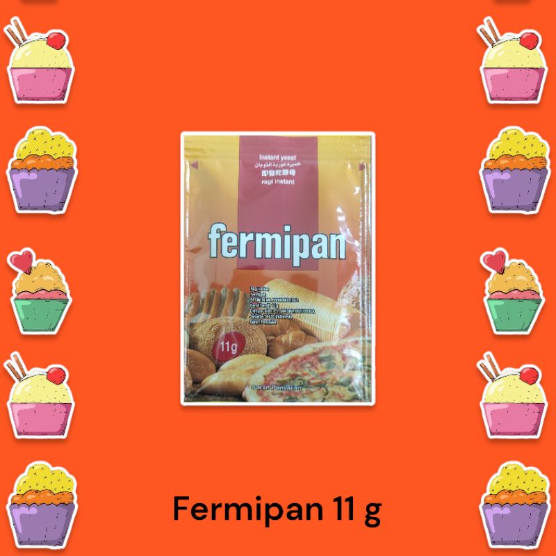

Fermipan 11 gram / Ragi Instan / Instant Yeast, murah berkualitas