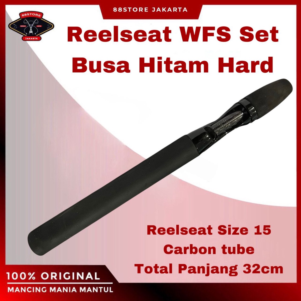 88Storejakarta Reelseat Wfs set busa Hitam Hard model scorpion