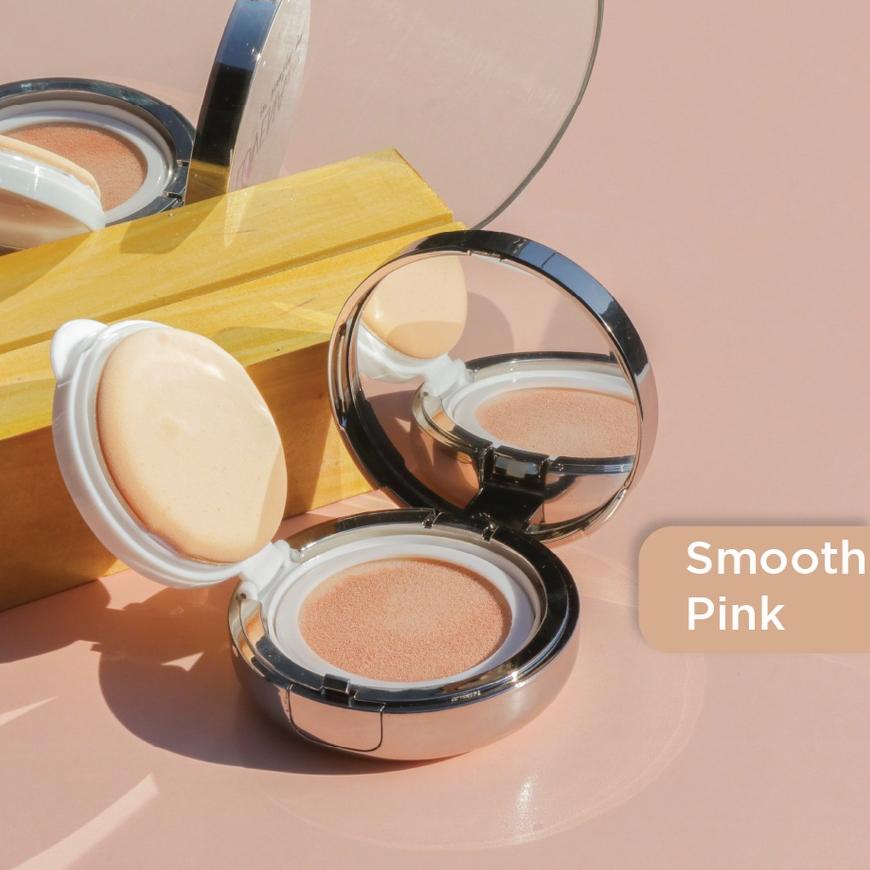 ☛ LUVENA GLITZ Smooth Cushion Pink ☪