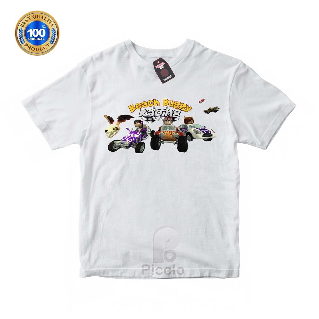 (FREE NAMA) BAJU KAOS ATASAN ANAK MOTIF BEACH BUGGY RACING UNISEX Bahan COTTUN