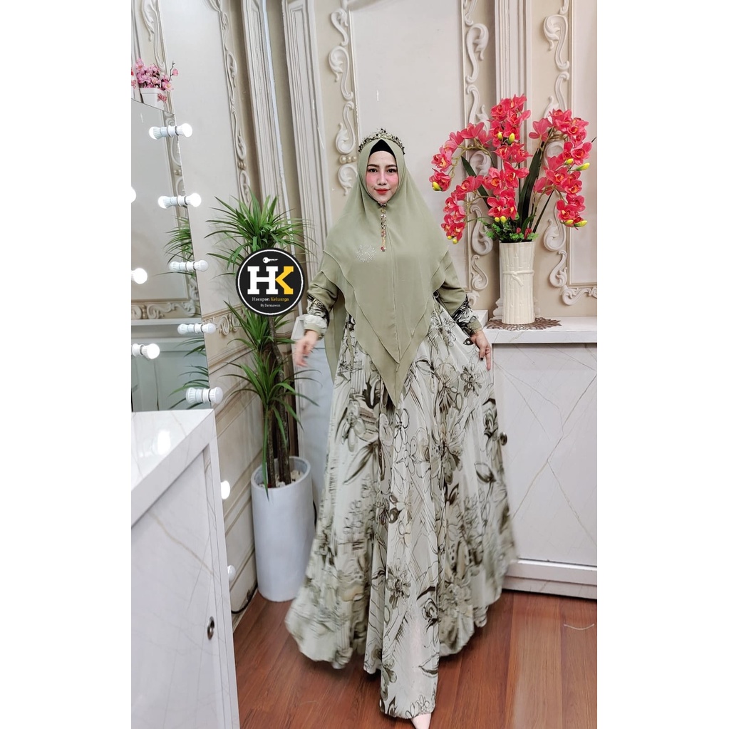 Syarifah Syar'i Series HK By Dermawan ORI Hijab Gamis Syari Kekinian BestSeller Terlaris Termurah Original Syari