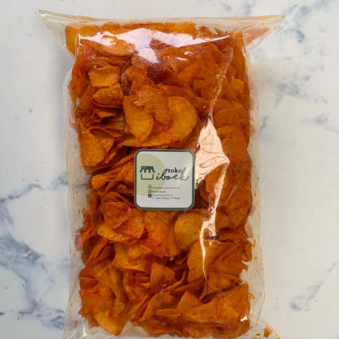 

Terlaris ✨ -Keripik Singkong Balado Cijeruk 350gr2.2.23