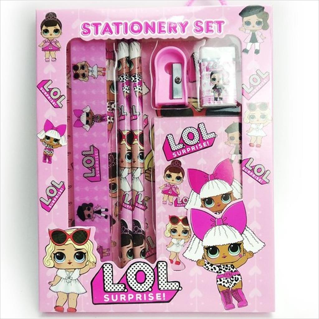 MJS 631 - Paket Alat Tulis / Set Pensil Alat Tulis 6 In 1 Karakter