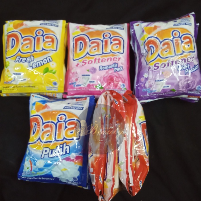 Sabun Daia Rencengan kemasan 47gr/sabun daia promo 3 renceng isi 18pc/sabun pencuci baju daia kemasa