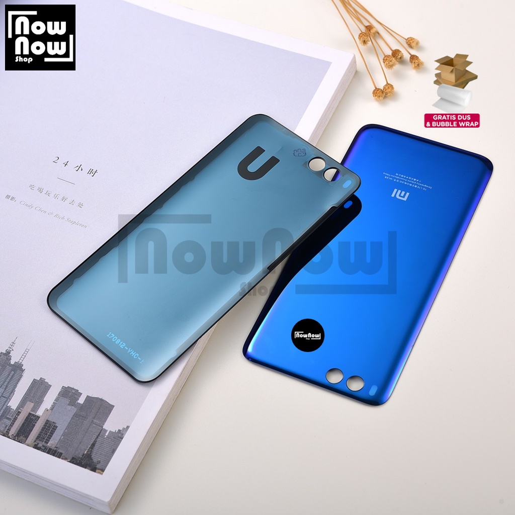 Backdoor Tutup Belakang Baterai Xiaomi Mi Note 3 MCE8 Backcover Back Casing Housing Cover Belakang Back Case Glass