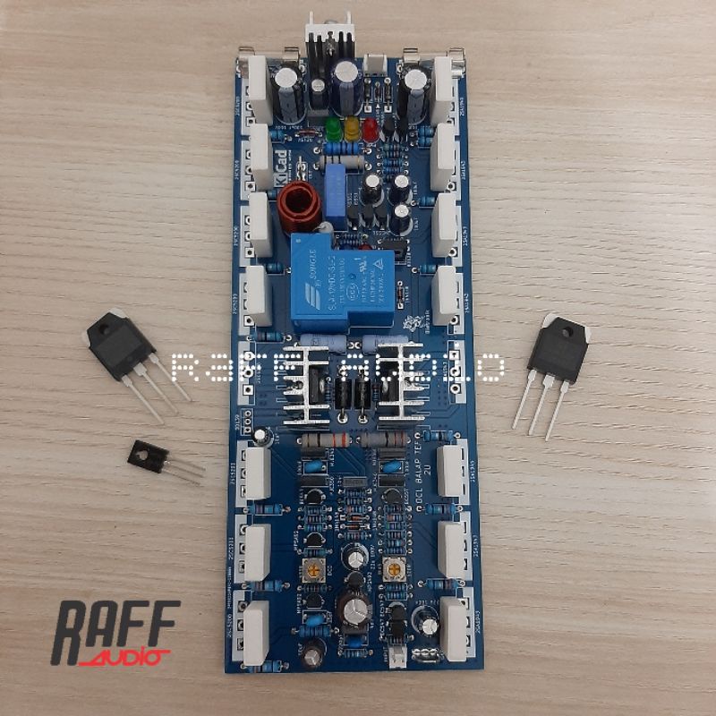 Kit Driver OCL Balap TEF 2U 7 Transistor - PCB Double Layer
